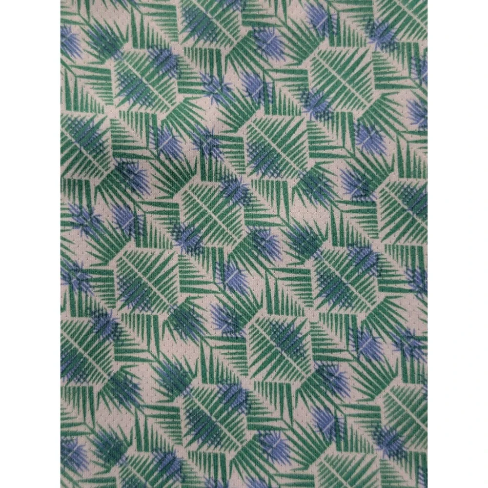 Fairway & Greene New Marlee Mock Golf Top Palmetto Green Blue UPF 50 Women's S